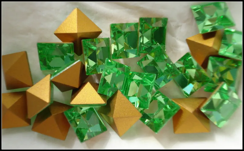 10mm (4400) Peridot Square Shape