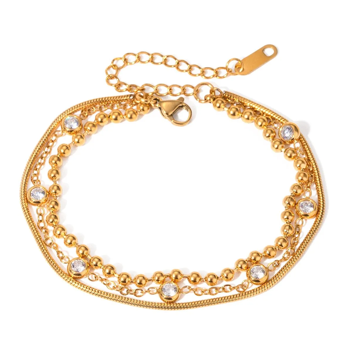 18K Gold Plated Genevieve Bracelet
