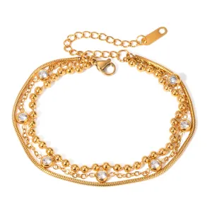 18K Gold Plated Genevieve Bracelet