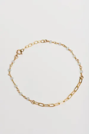 Able Aquamarine Duet Bracelet