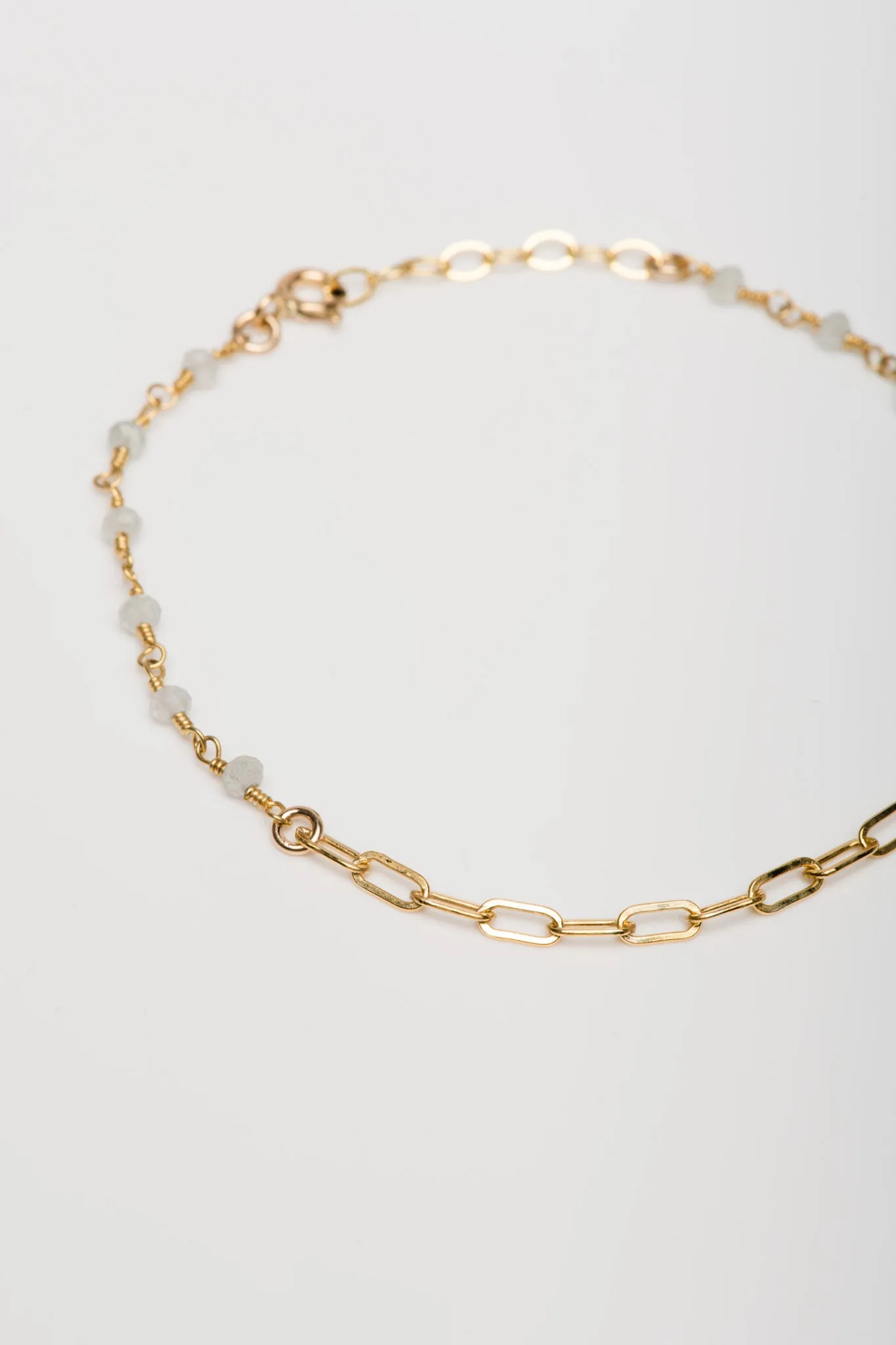 Able Aquamarine Duet Bracelet