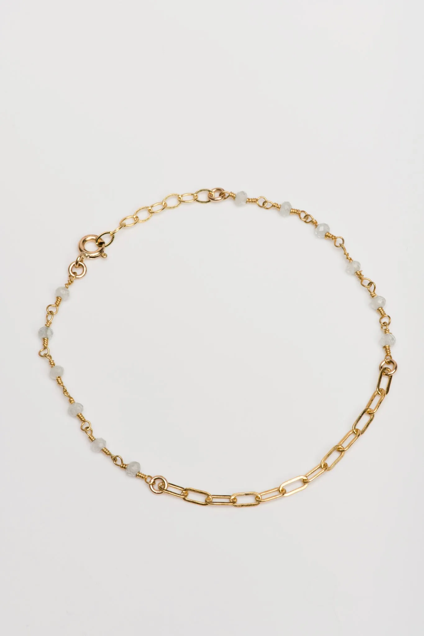 Able Aquamarine Duet Bracelet