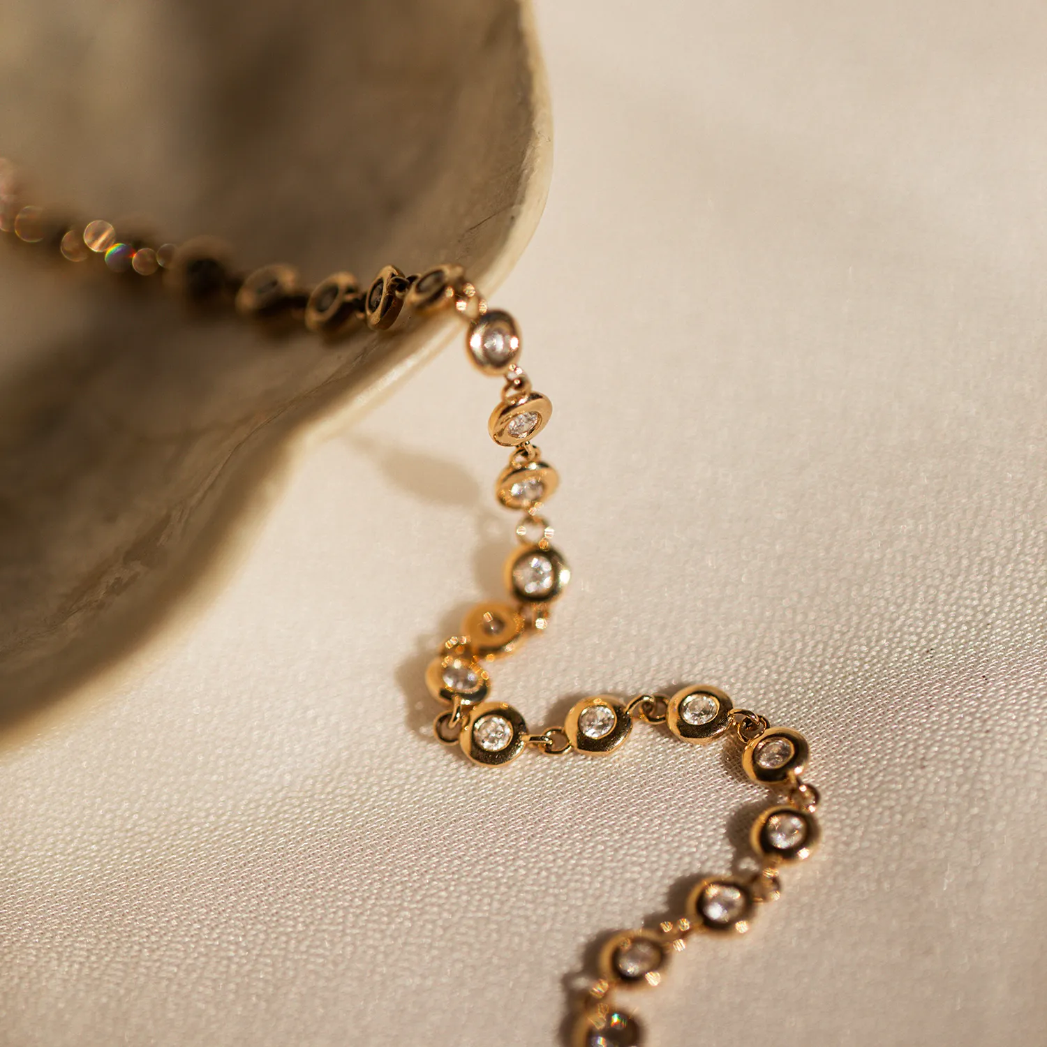 Birthstone Bezel Tennis Bracelet