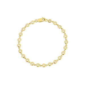 Birthstone Bezel Tennis Bracelet