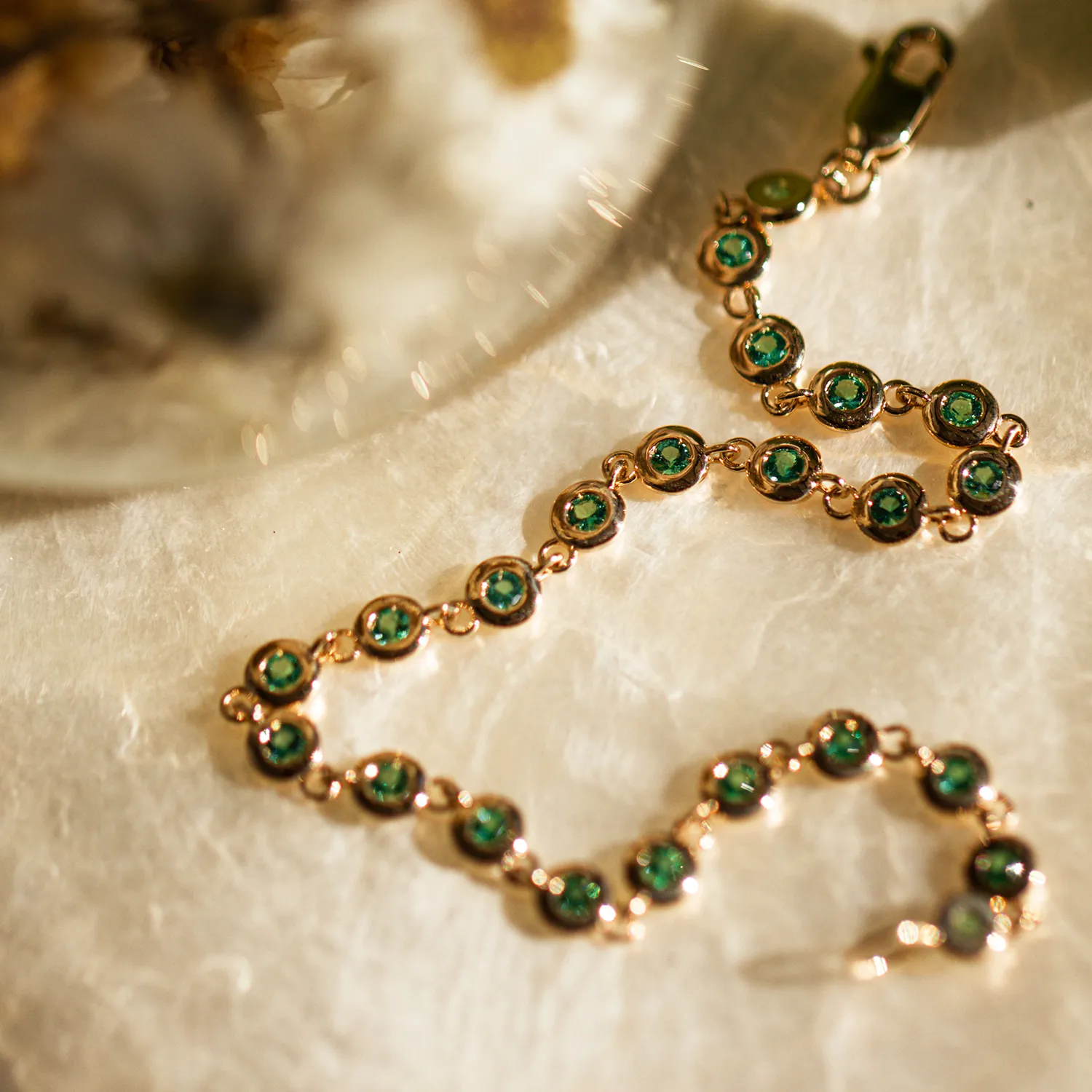 Birthstone Bezel Tennis Bracelet