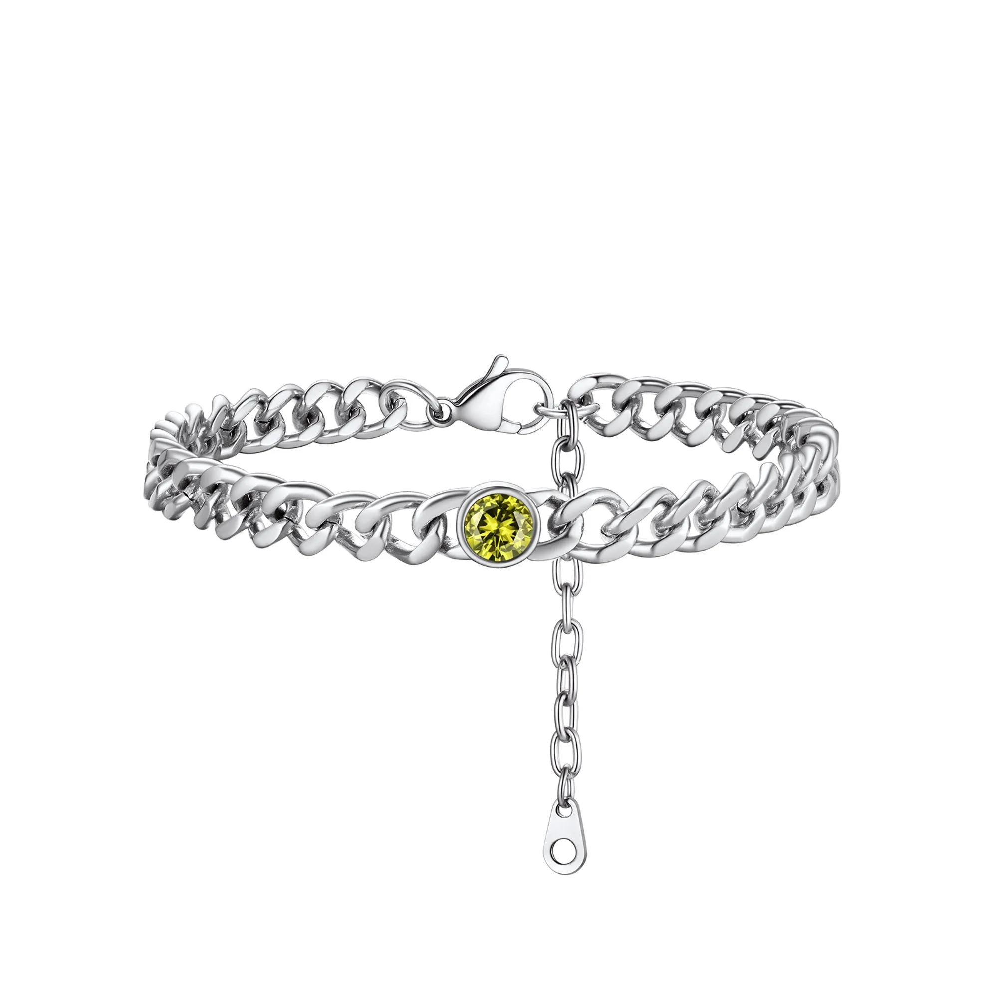 Cuban Anklet - Peridot