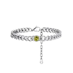 Cuban Anklet - Peridot