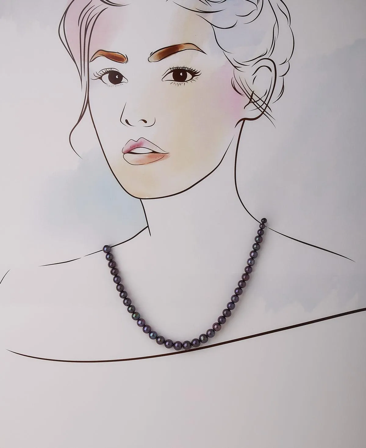 Elegant Real Pearl Necklace