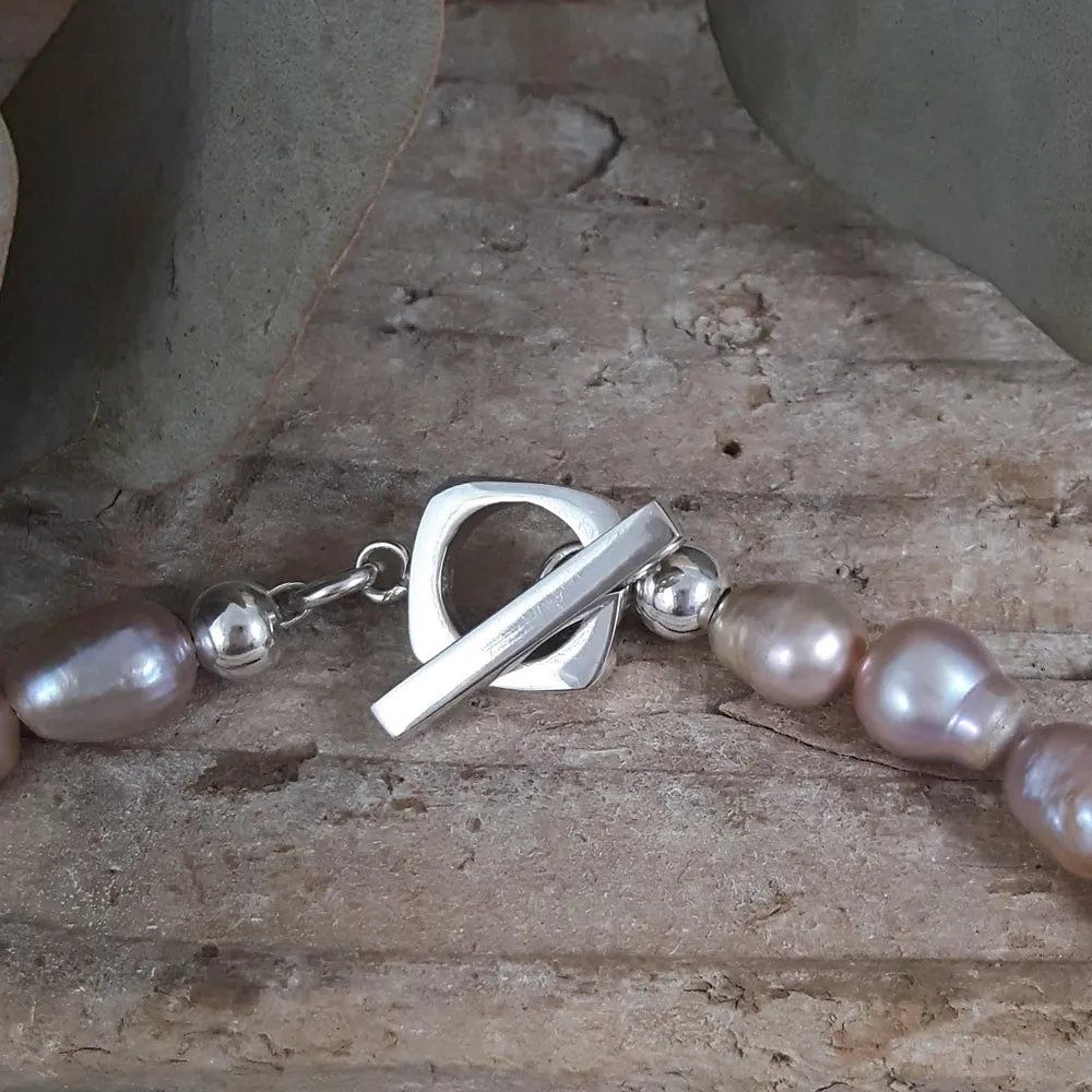Elenita Pink Keishi Pearl Necklace