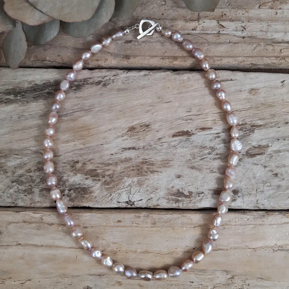 Elenita Pink Keishi Pearl Necklace