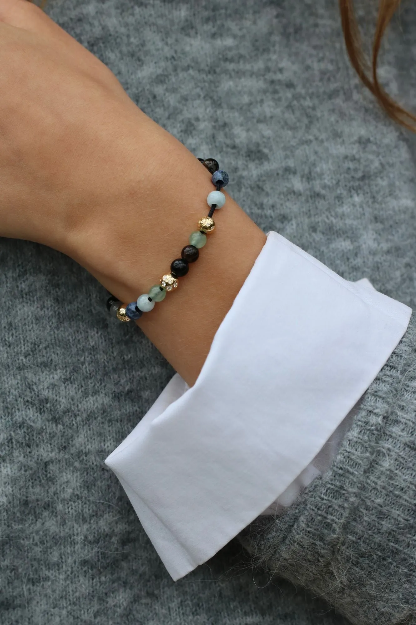 Inner Peace Grow 18K Whitegold Bracelet w. Diamonds