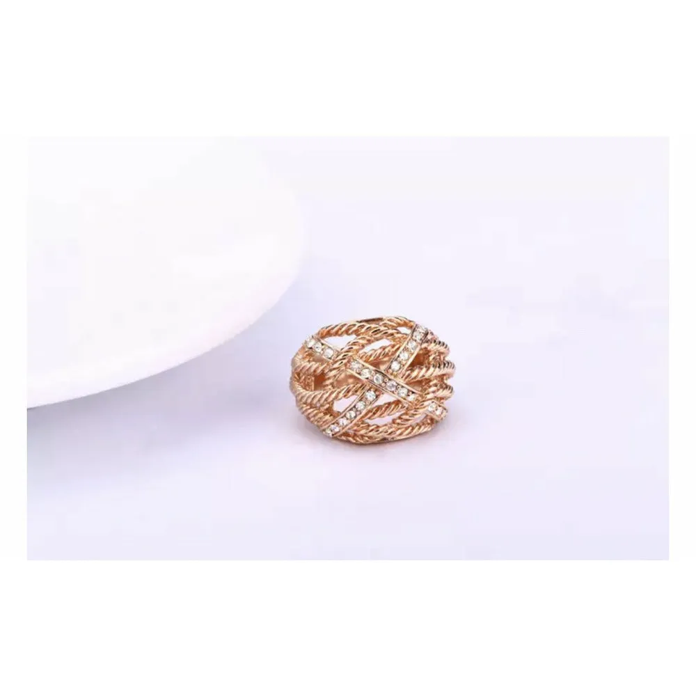Jazzy Weave Ring