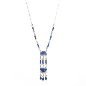 Lapis Lazuli Pichi Necklace | Handcrafted Jewelry | From the Andes Mountains