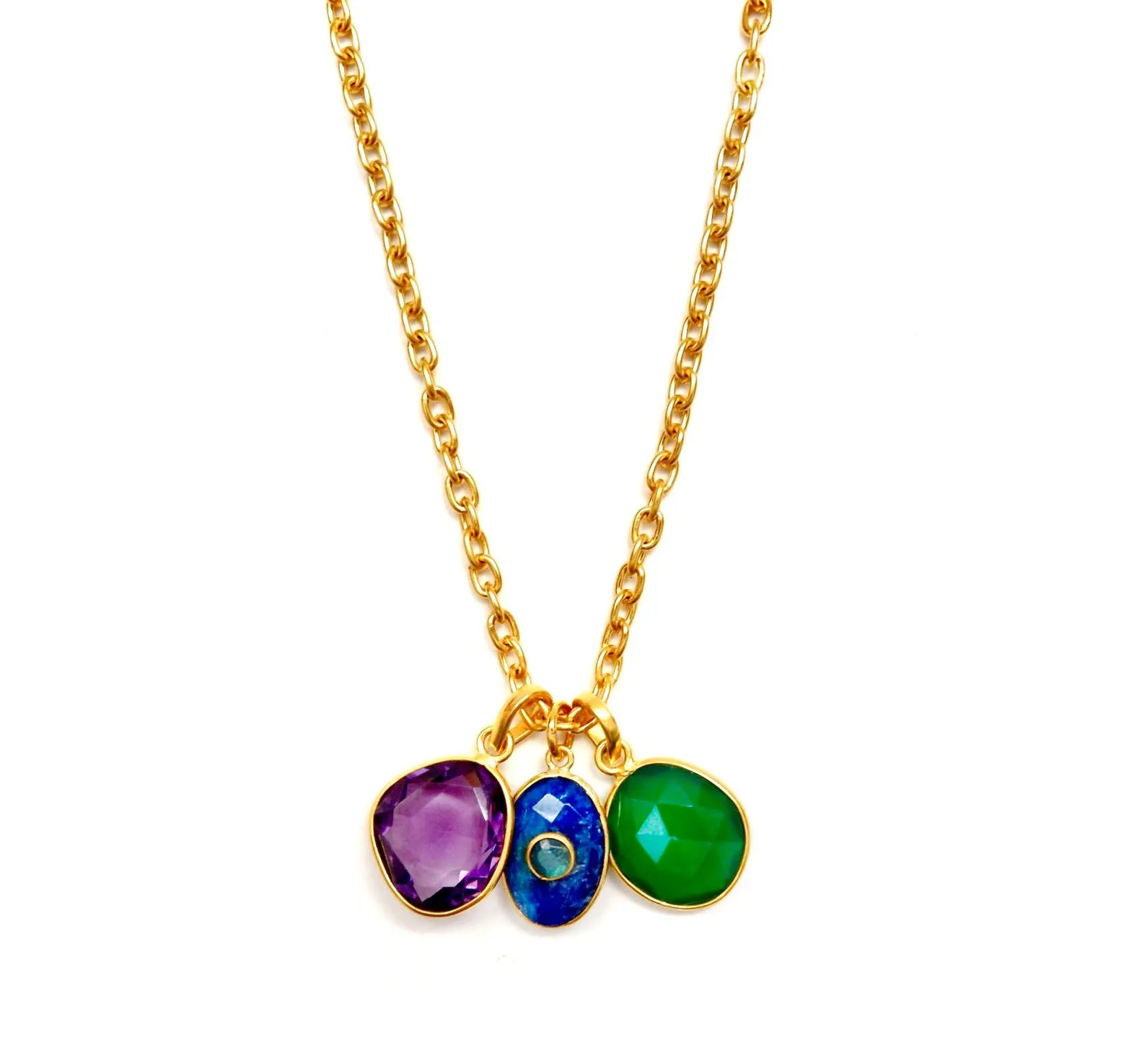 my multi gem necklace