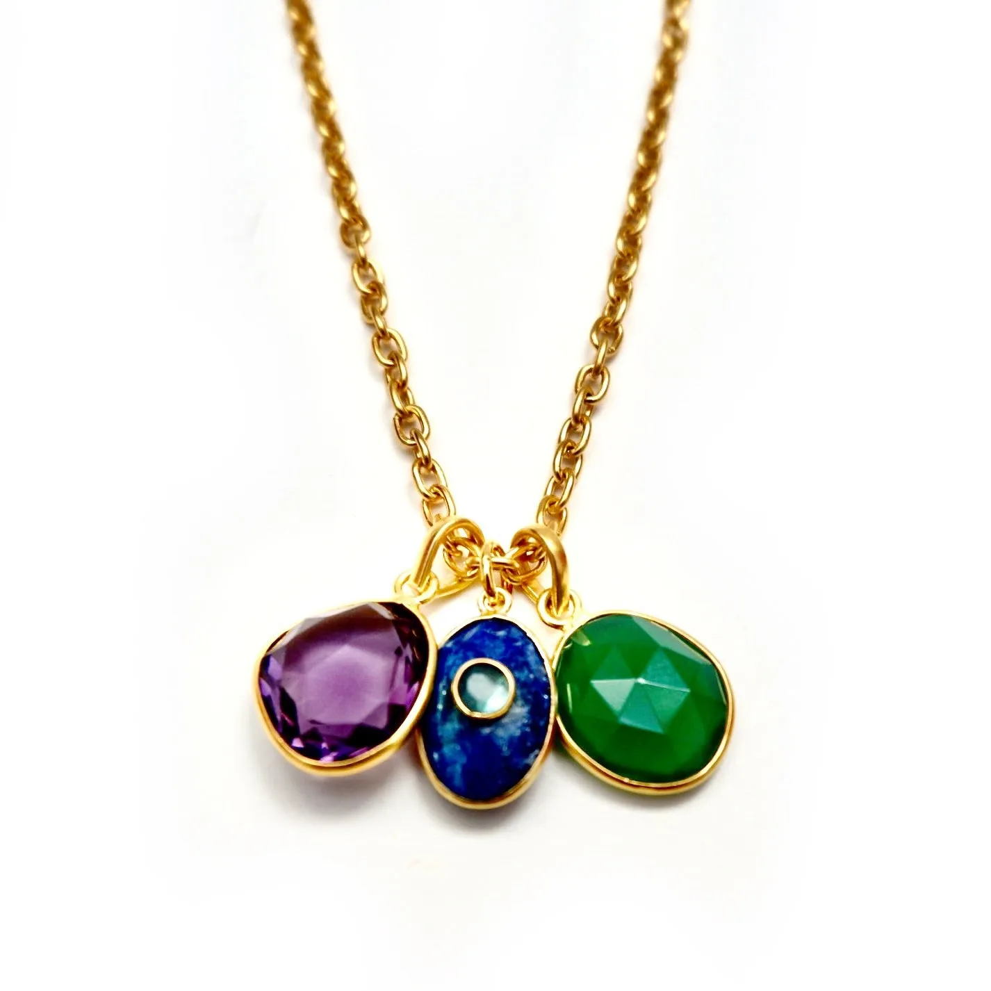 my multi gem necklace