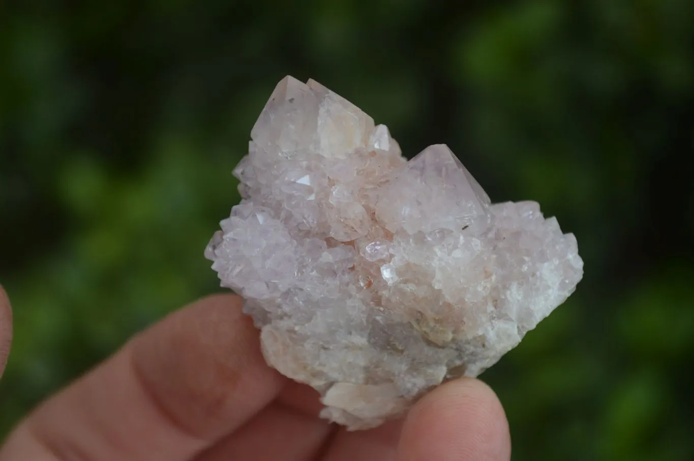 Natural Pale Lilac Spirit Quartz Clusters x 20 From Boekenhouthoek, South Africa