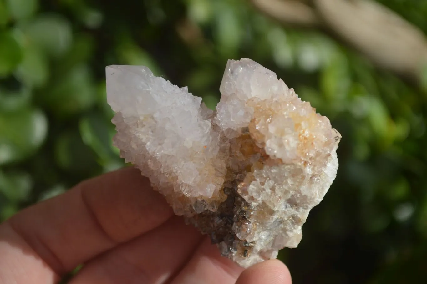 Natural Pale Lilac Spirit Quartz Clusters x 20 From Boekenhouthoek, South Africa