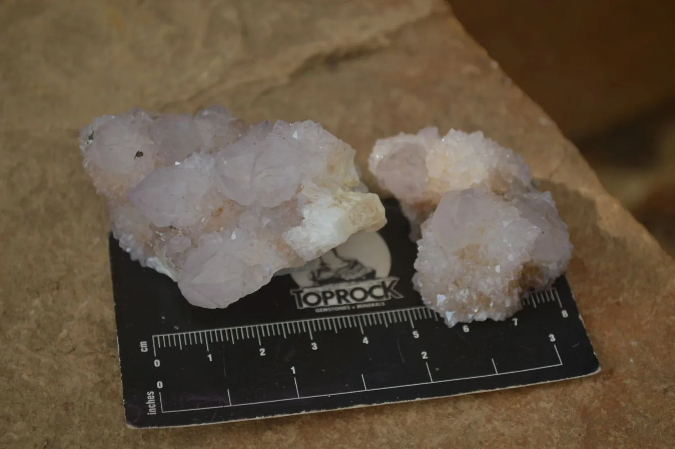 Natural Pale Lilac Spirit Quartz Clusters x 20 From Boekenhouthoek, South Africa