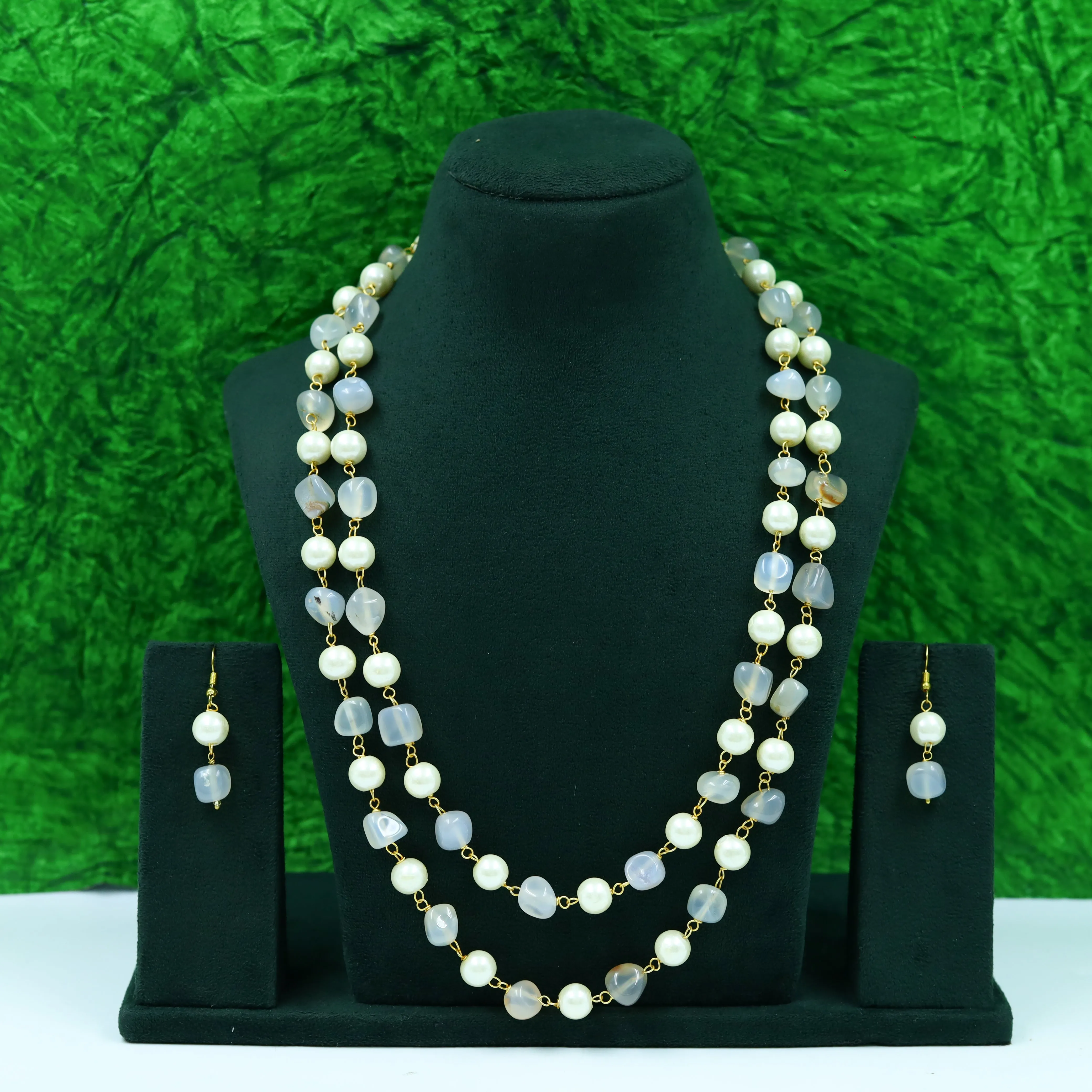 Pearl Necklace Set 14110-80