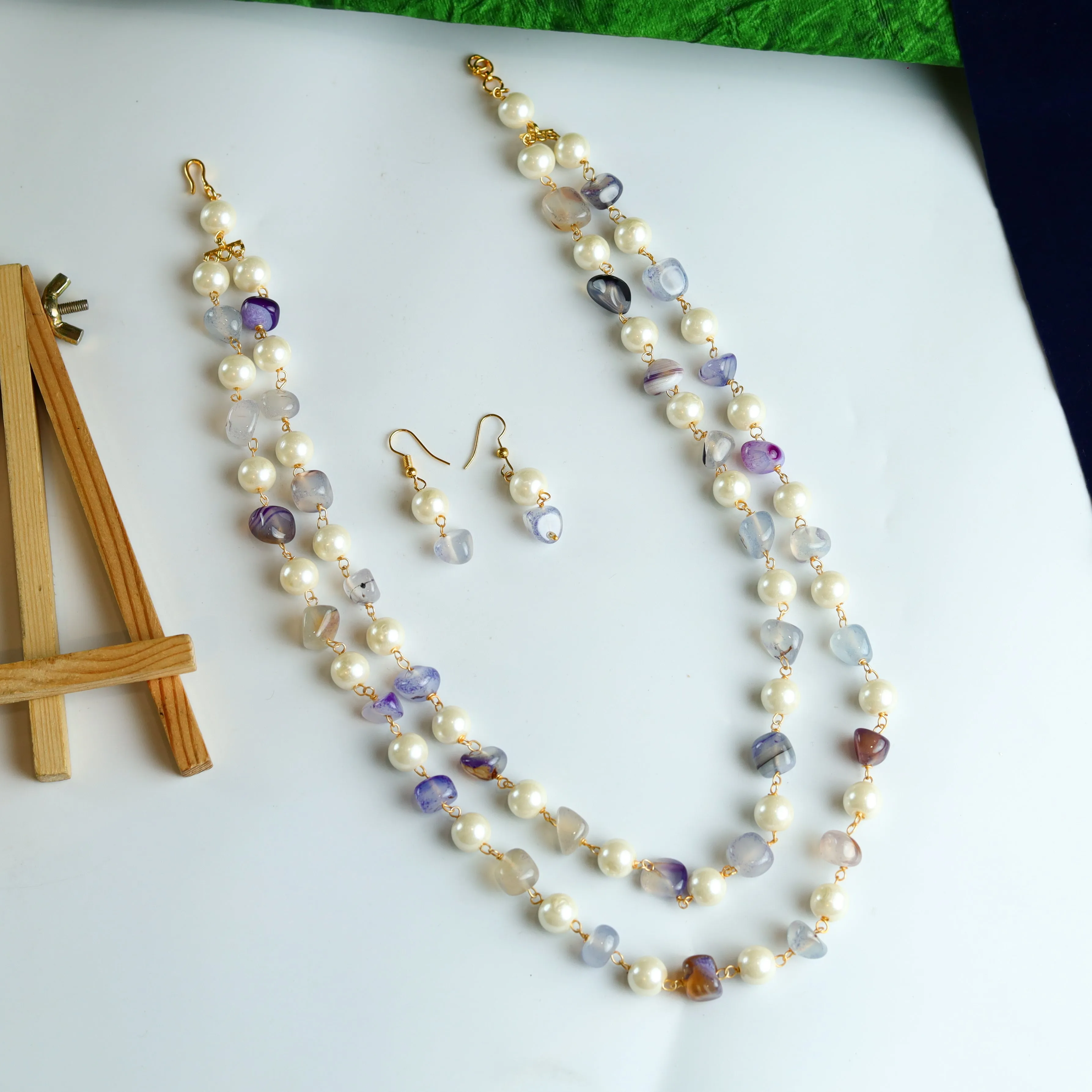 Pearl Necklace Set 14110-80