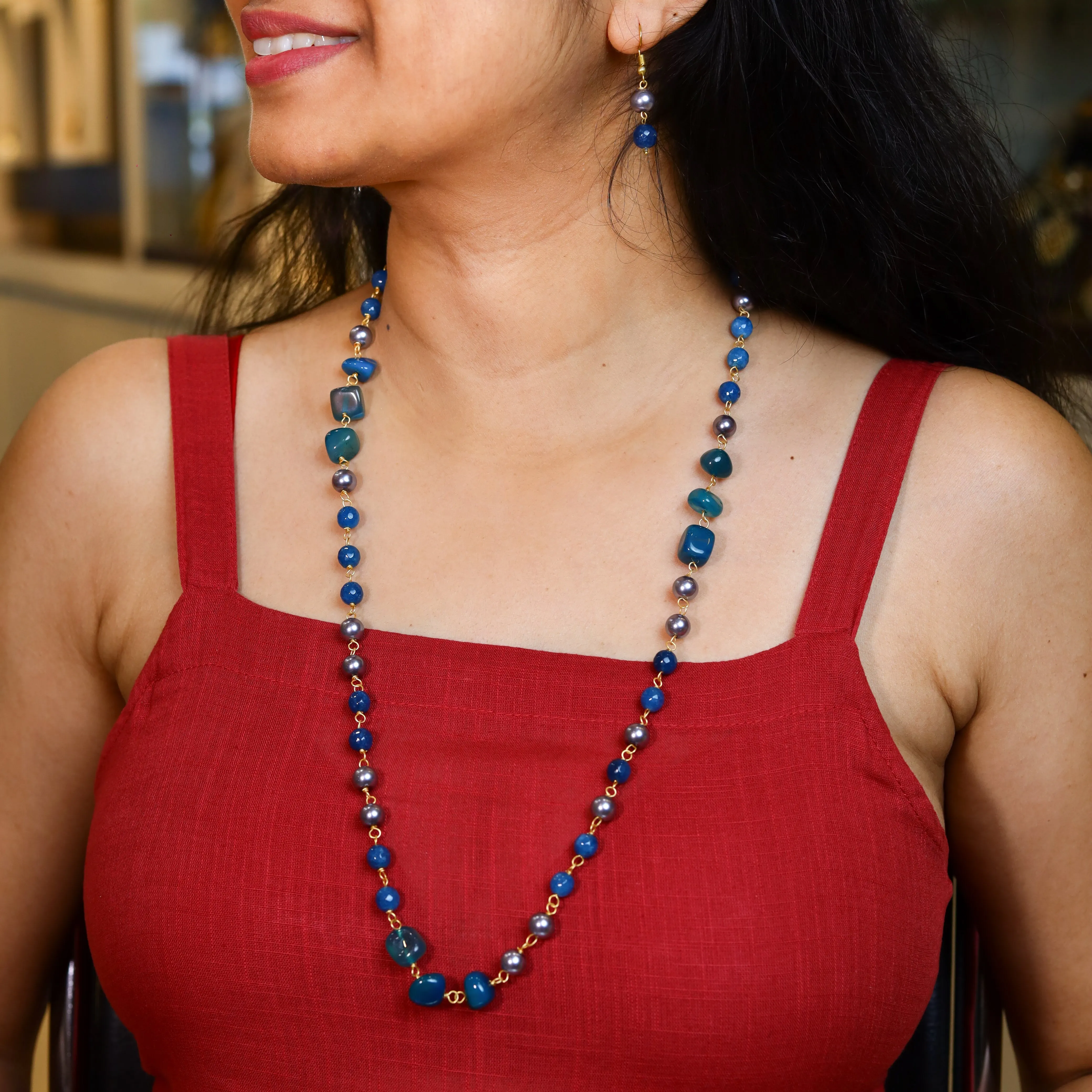 Pearl Necklace Set 14112-80