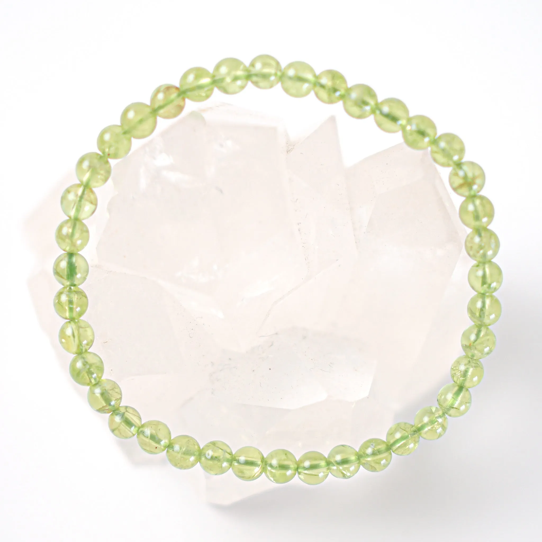 Peridot Bracelet 4mm