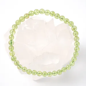 Peridot Bracelet 4mm