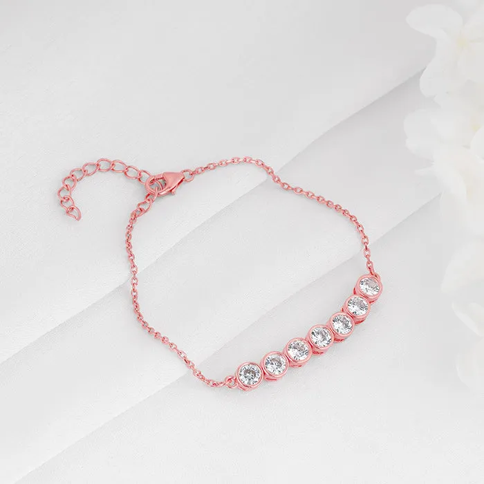 Rose Gold Bubble Bracelet
