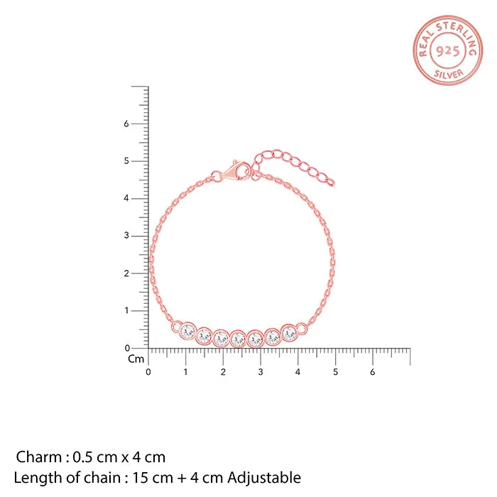 Rose Gold Bubble Bracelet