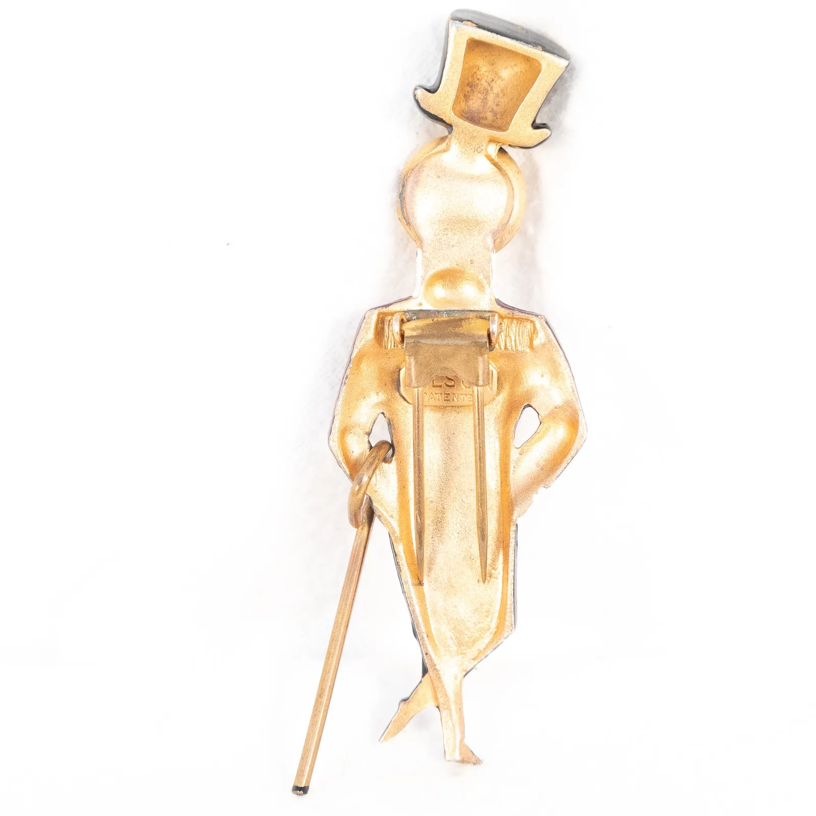 Silson Top Hat Locket Face Fur Clip