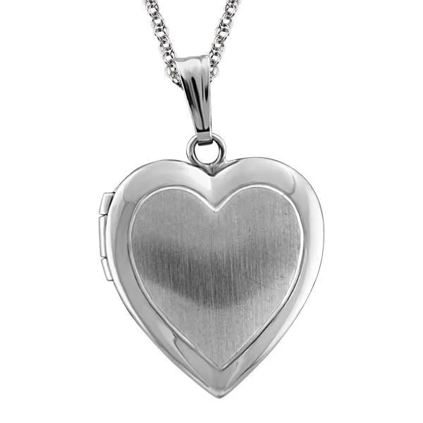 Silver Heart Locket