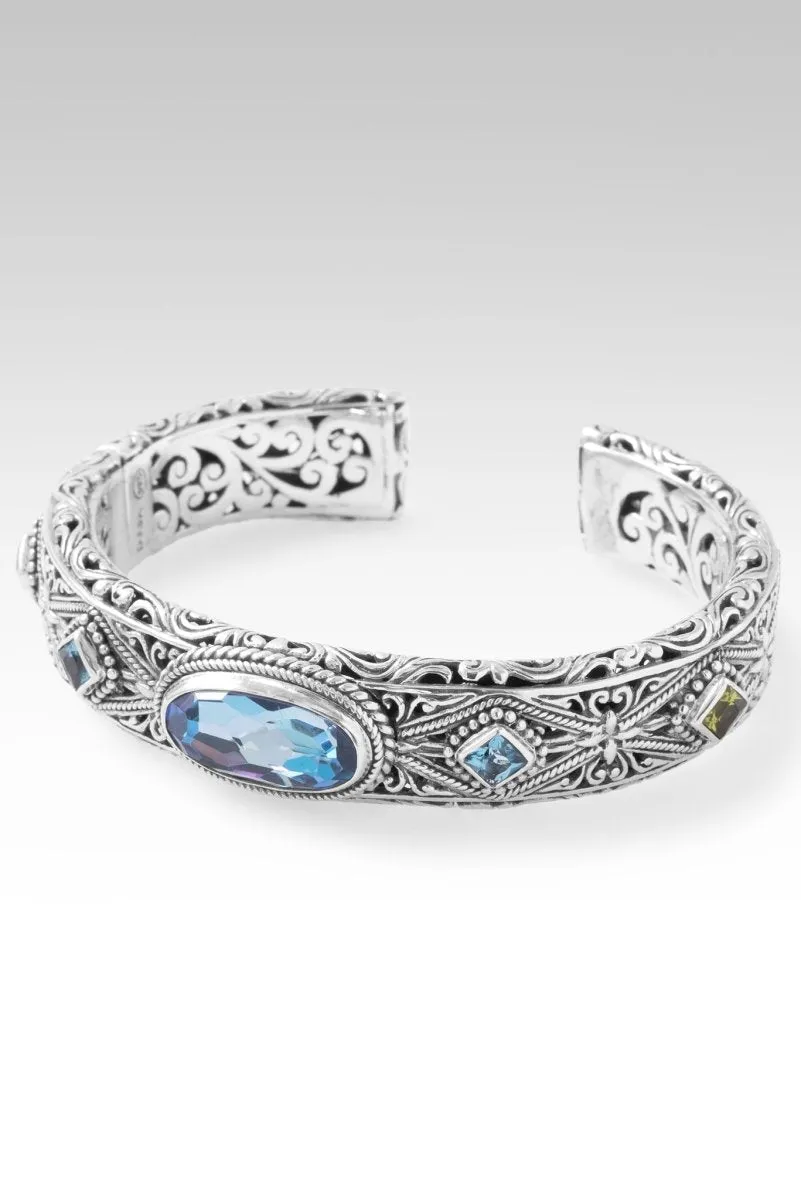 Spirit Guides Cuff™ in Perfect Luck™ Mystic Quartz