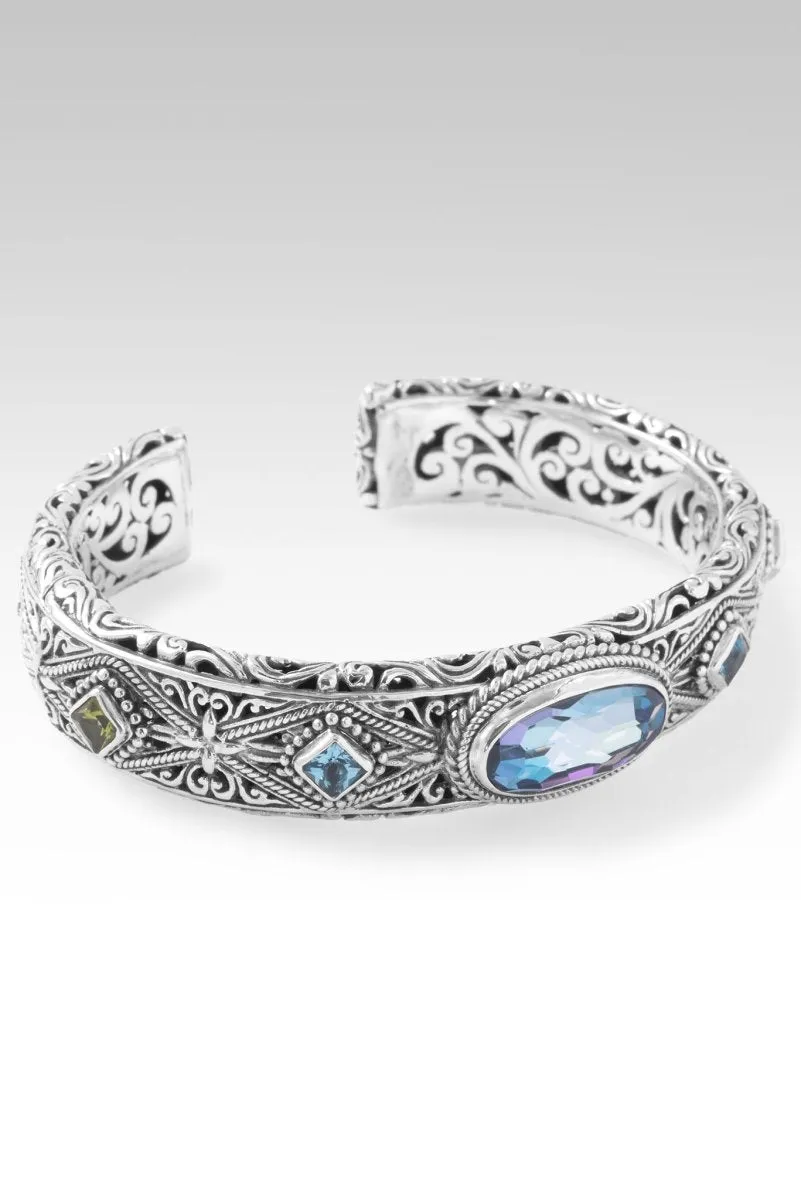 Spirit Guides Cuff™ in Perfect Luck™ Mystic Quartz