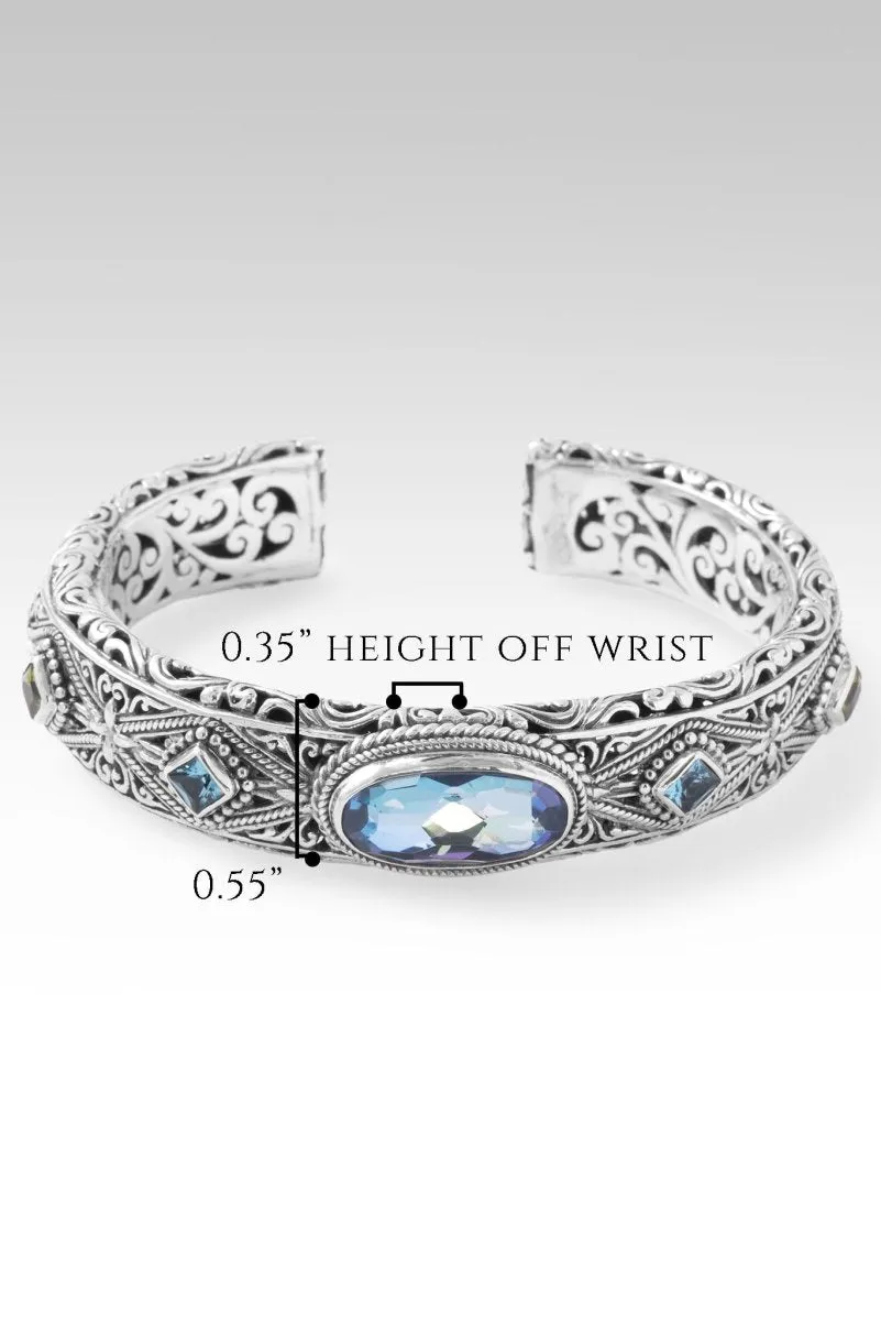 Spirit Guides Cuff™ in Perfect Luck™ Mystic Quartz