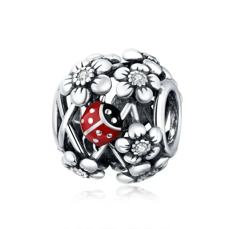 Sterling Silver Flower Charm