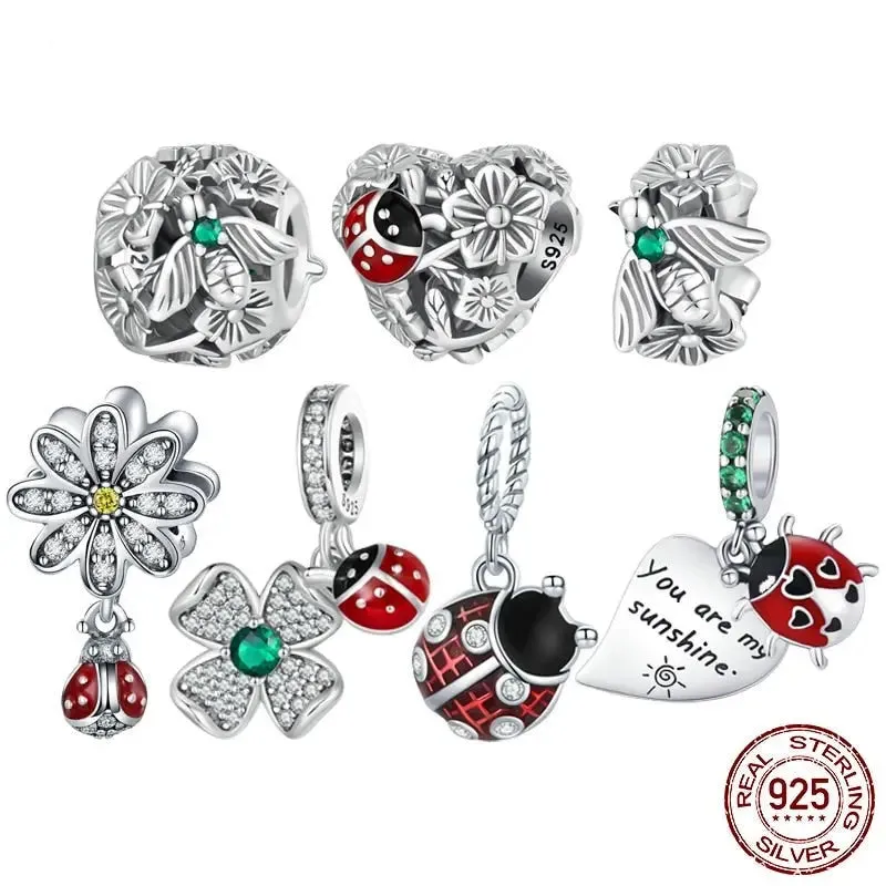 Sterling Silver Flower Charm
