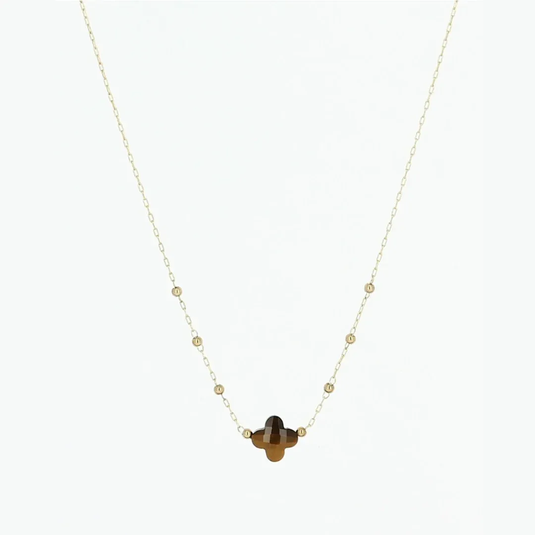 Zag Bijoux Velasquez Clover Necklace
